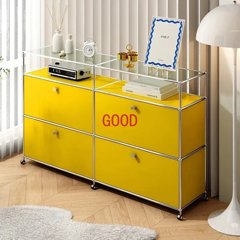 

Nordic Luxury White Bedside Table Metal Frame Storage Drawer Bedroom Furniture
