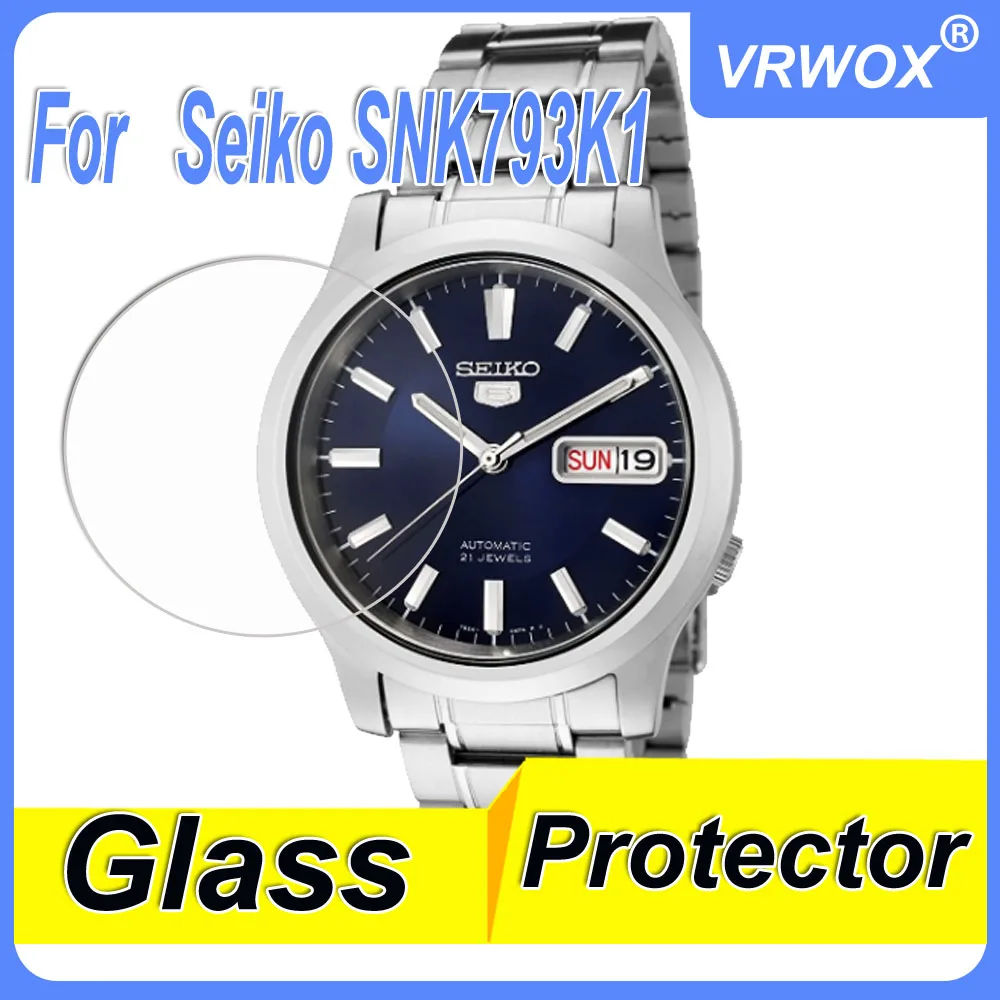 

Закаленное стекло для часов Seiko5 SNK793 807K2 559J1 567J1 809K1 803 805K2 789K1 357, защита экрана от царапин, 3 шт.