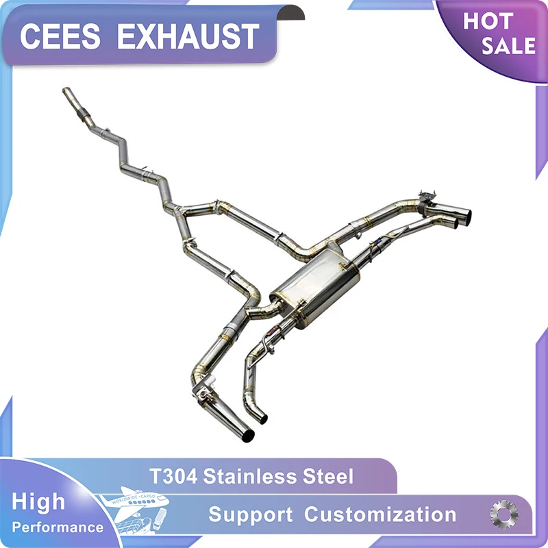 

CEES Catback Exhaust for Mercedes-Benz GLE53 AMG W167 3.0T 2020-2024 Racing Exhaust Pipe with Valve Control System