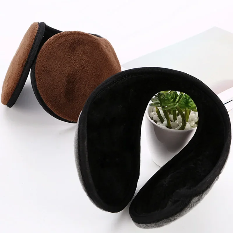 Cotton Earmuffs Soft Thicken HeadBand Plush Ear Cover Muff Protector Earflap Men Women Ear Winter Warmer Apparel Accessories