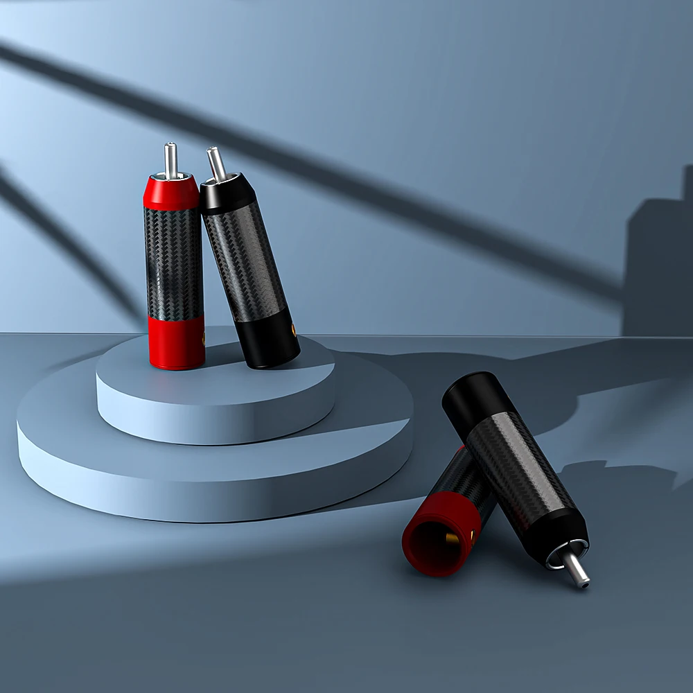 VIBORG VR106AG Pure Solid Silver RCA PURE SILVER RCA PLUGS CONNECTORS RCA Plug Pure Silver Solid AG RCA PLUG FOR AUDIO CABLE