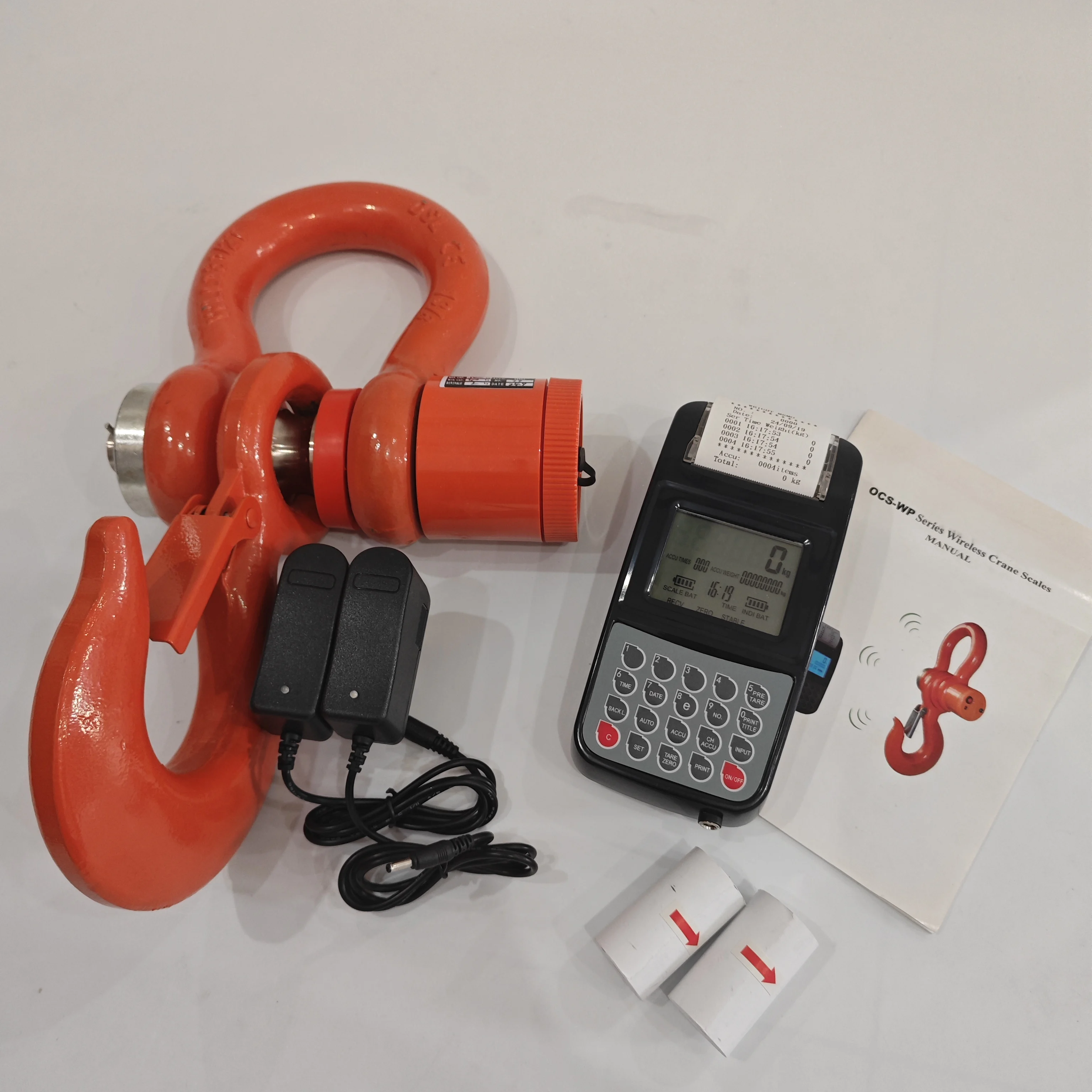 

New 5T Digital Electronic Wireless Crane Scale Hanging Scale + Handheld Meter With Printer