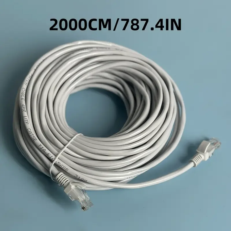 POE RJ45 Cable IP Camera Connection CCTV Cat5 Ethernet Network Internet LAN Wires Extender Security Camera System