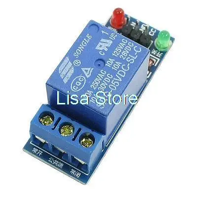 1CH High Level Trigger Power Relay Module Board Blue 5V for PIC 51 AVR