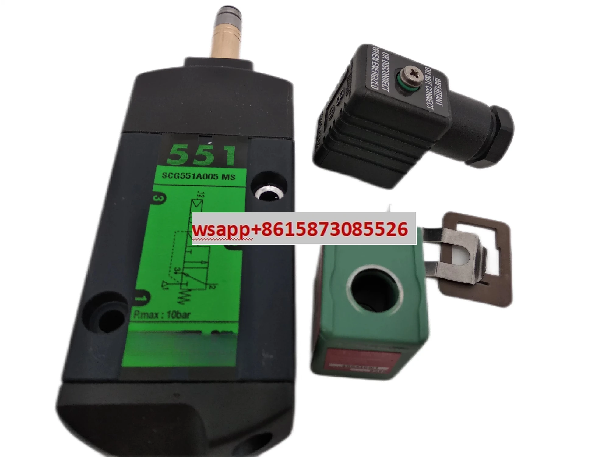 

Two position three-way air solenoid valve SGG551A005MS 24DC