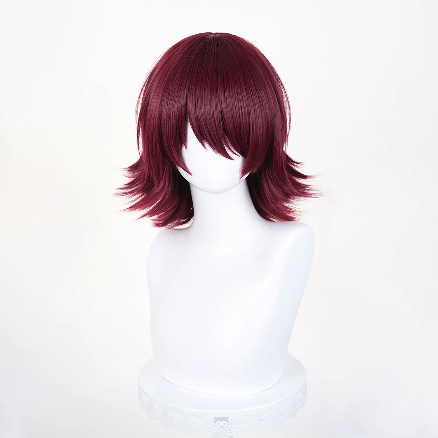 Gioco Arknights Exusiai Parrucca Cosplay Lemuel Fucsia Capelli Cosplay corti capovolti per Comicon Party Donne adulte Uomini