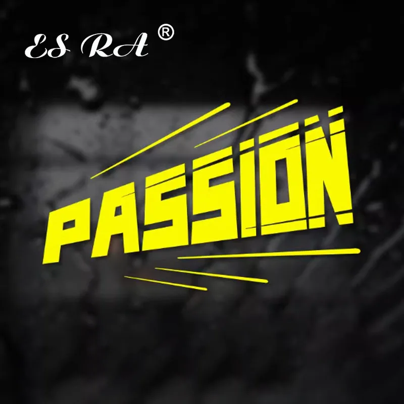 

Passion Creative English Reflective Stickers For Cars Electric Bikes Motorcycles Helmets Scratch Covers Decorative Decals