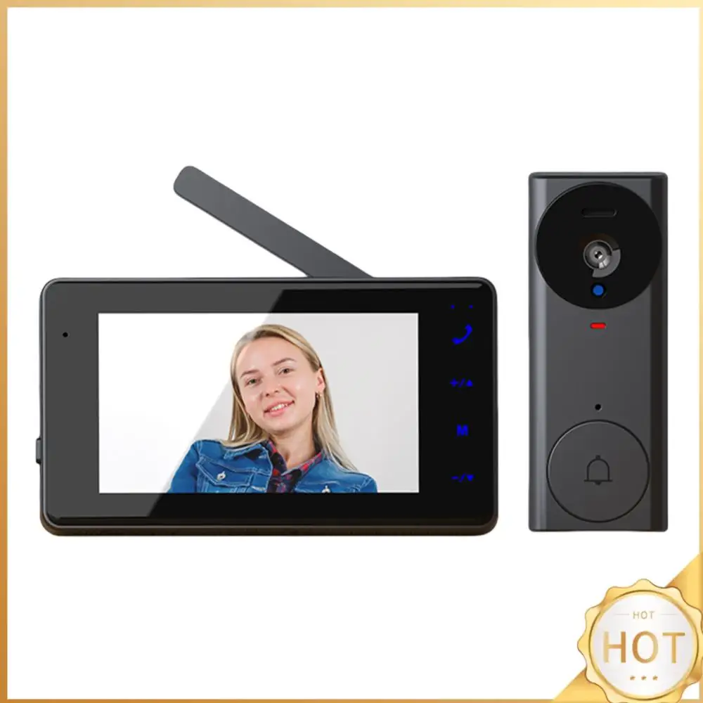 

4.3 Inch IPS Screen Wireless Video Doorbell Infrared Night Vision 2.4G Wi-Fi Smart Video Doorbell Dual Communication Doorbell