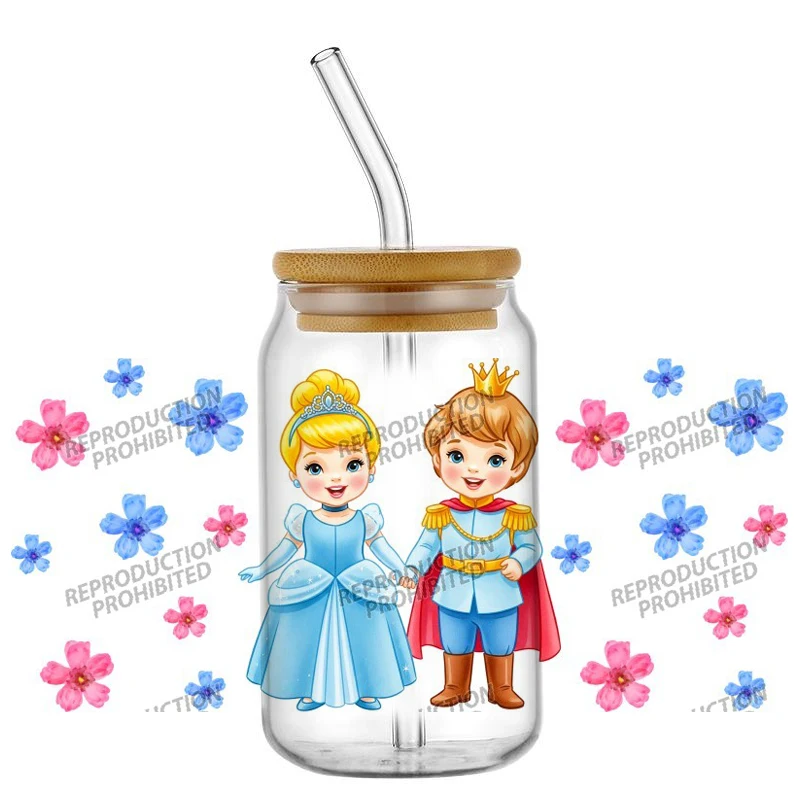 

Hot topic Disney Collection 16oz Libbey UV DTF Cup Wrap Transfer Custom Label DIY Logo Self adhesive Mug Decal Sticker decoratio