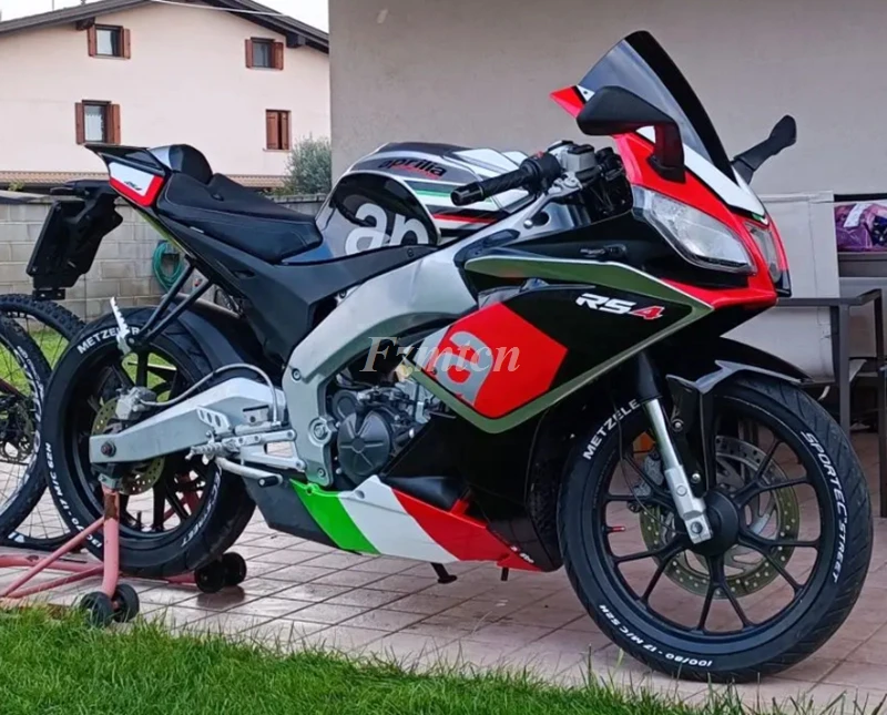 4Gifts New ABS Motor Fairings Kit Fit for Aprilia RS4 50 125 2012 2013 2014 2015 2016 12 13 14 15 16 17 Bodywork Set Red Green