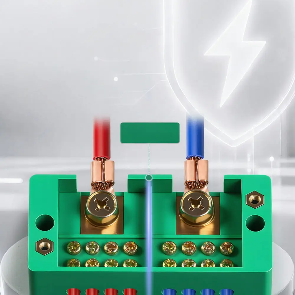 For For CHKL FJ6 Terminal Connector Block Electrical Junction Box Industrial Wire Distribution Adapter Cable Organizing Module
