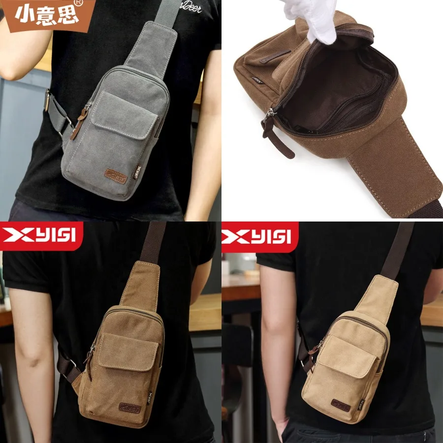 

【New style】Men's chest bag high-quality -body bag waterproof and light shoulder bag new urban simple