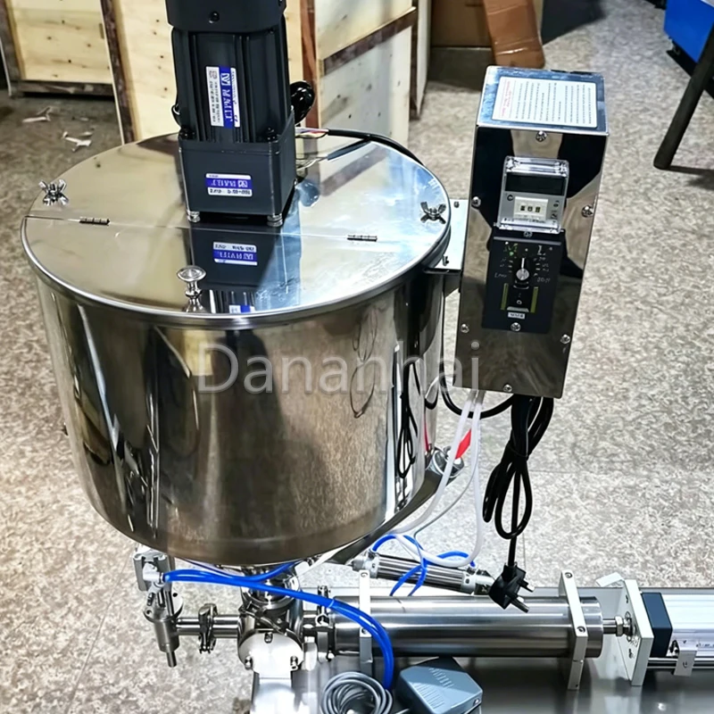 

Fully Automatic Paste Honey Pot Filling Machine with Heating And Stirring Function Liquid Filling Equipment for Home And Garden