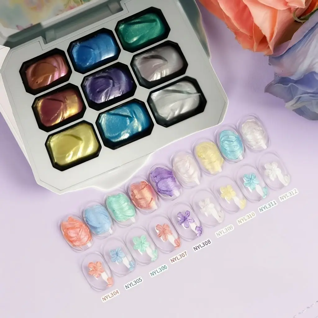 

Aurora Modeling Gel Nail Polish No Wipe Nail Art Design 3D UV/LED Gelpolish Professional Texture Painting Sculpture Gel Varnish