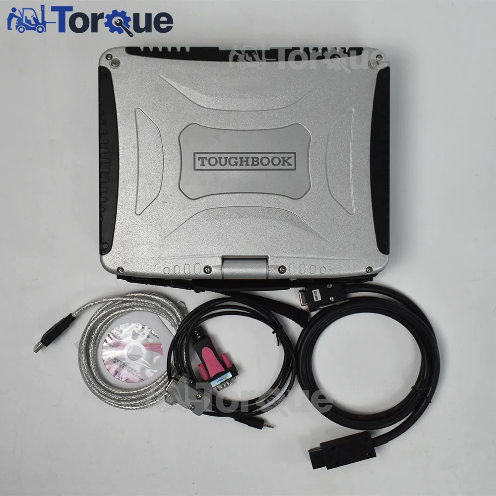 Toughbook CF19 For CAT lift truck for  Diagnosis Adapter scanner Cable 16A68-00500 16A68-00800 16A68-113