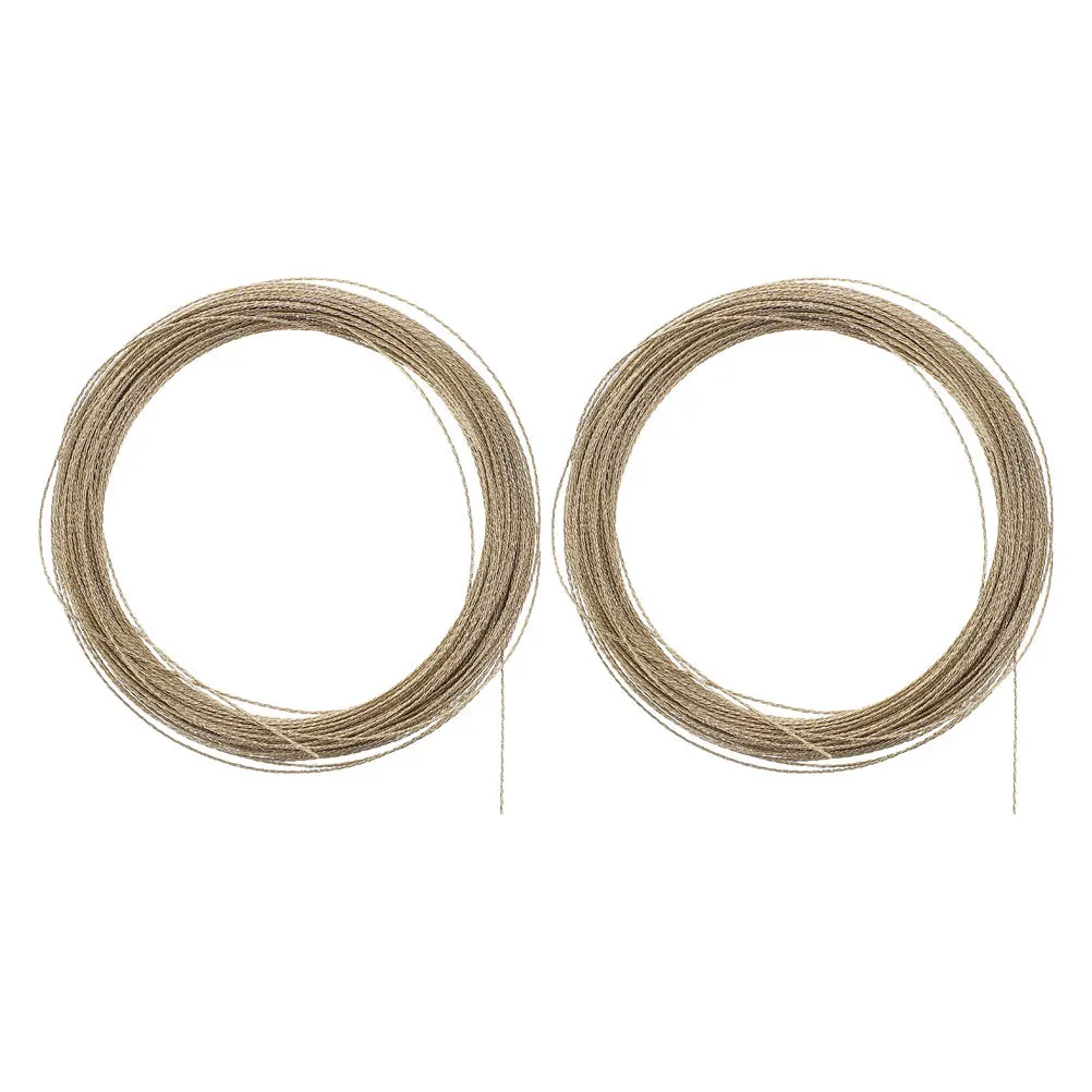 

2Pcs Windshield Removal Wire Rope Golden Steel Car Auto Repair Tool for Efficient Car Windshield Adhesive Cutting and Glass