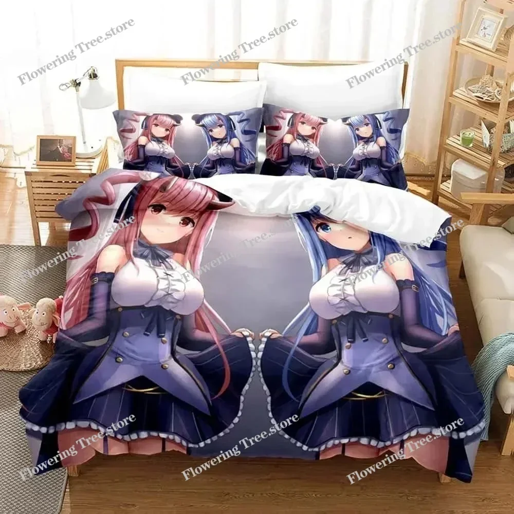 

3D Print Anime - Azur Lane Bedding Set Single Twin Full Queen King Size Bed Set Adult Kid Bedroom Duvet cover Sets Home Textiles