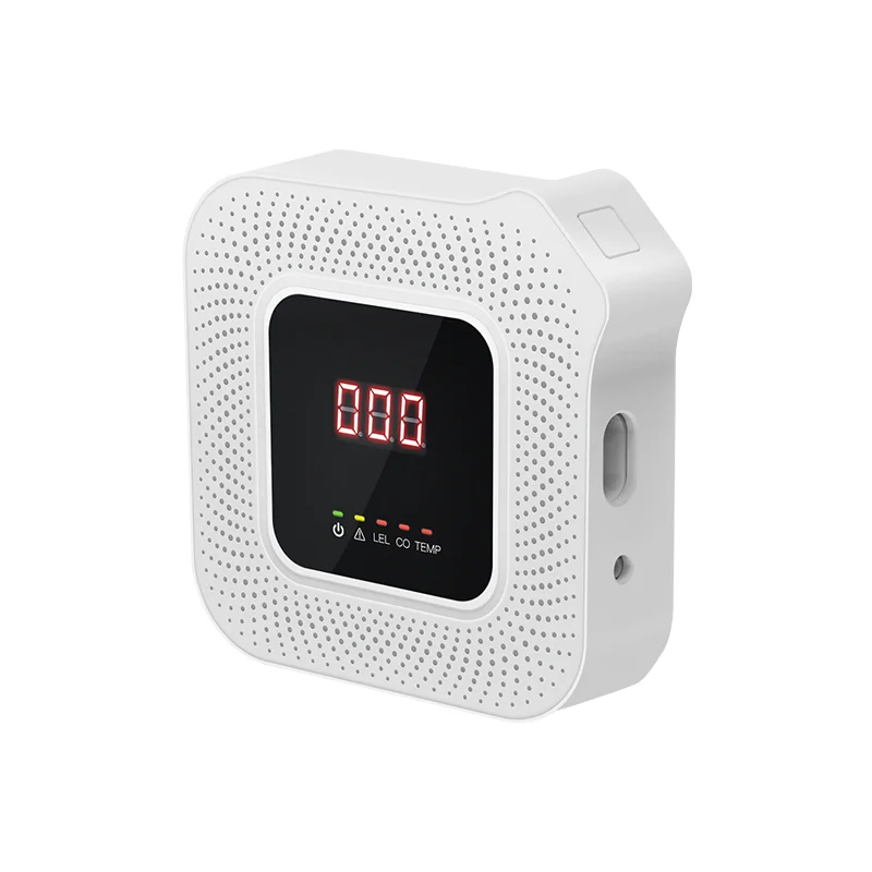 Home Alarm with Solenoid Valve Residential Kitchen Gas Detector