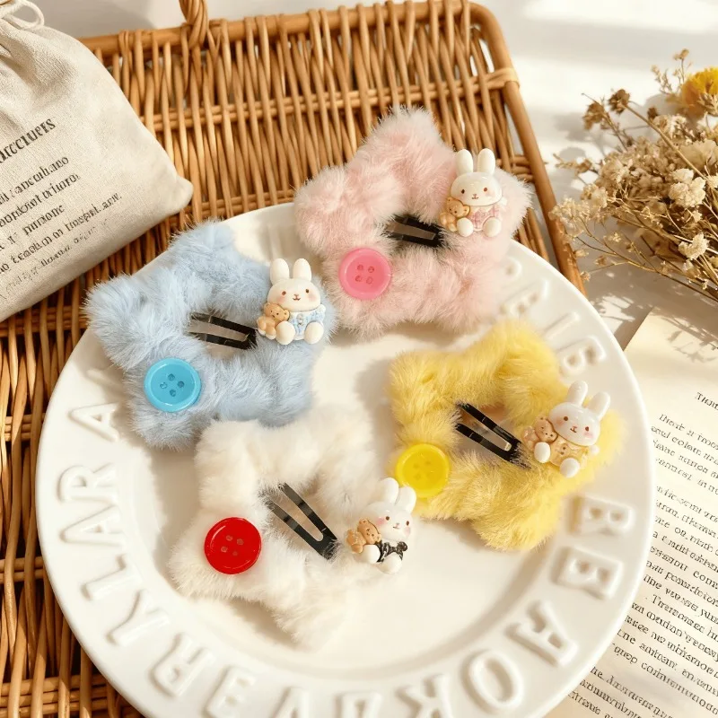 جديد لطيف بسيط القط رقيق خمس نقاط نجمة مقاطع الشعر للنساء الجانب الانفجارات المشابك ، الانفجارات دبوس الشعر ، الحلو جرلي إكسسوارات الشعر