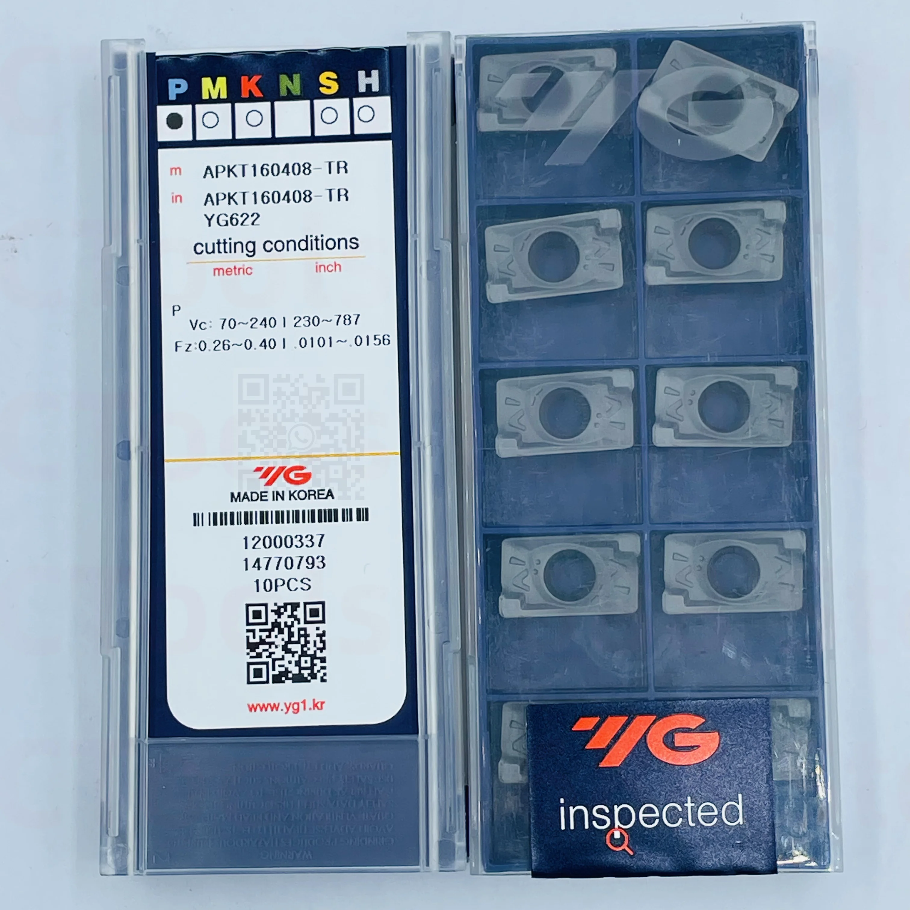 Imagem -05 - Carboneto Insere para Cnc Yg1 Apkt160408-st Apkt160408-al Apkt160408-tr Yg622