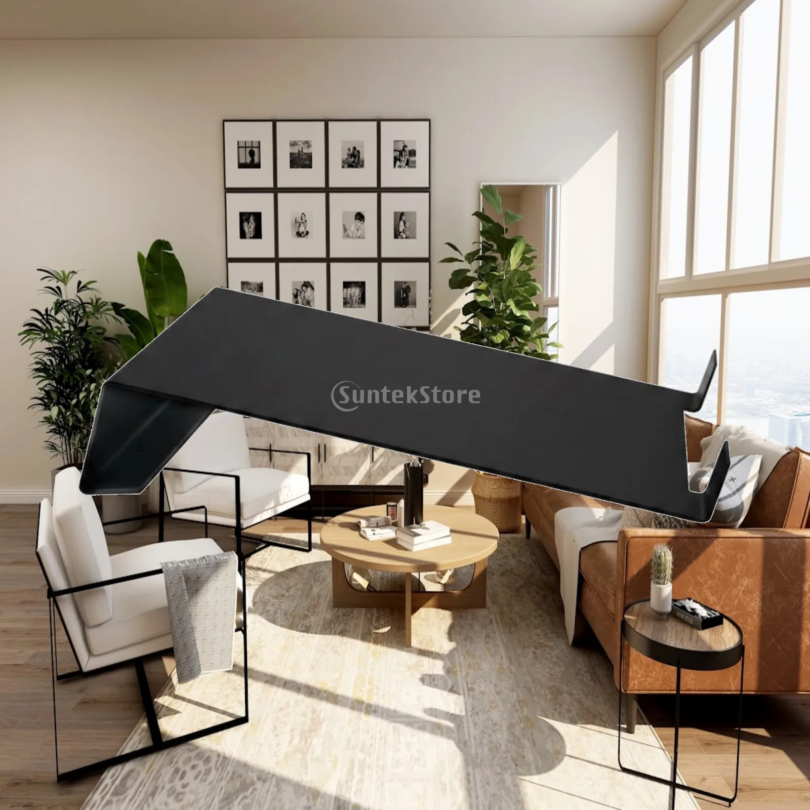 Speaker Isolation Stand Cold Rolled Steel Audio Equipment Riser for Small Speakers Desk Sound Damping Base