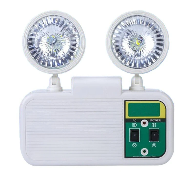 

Super Bright Indoor/Outdoor Light Emitting Diode Emergency Exit Light Durable Plastic 220V Lithium