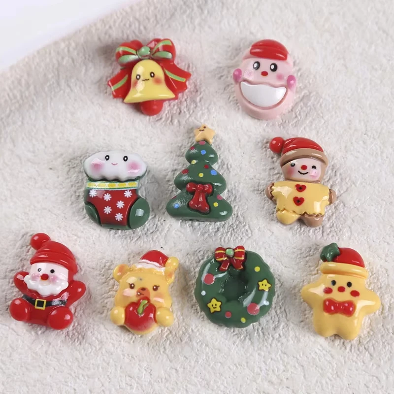 Nuevos zapatos de decoración navideña, accesorios para zuecos usados para bricolaje, combinación gratuita de sandalias y zapatillas, decoración creativa, regalos de navidad