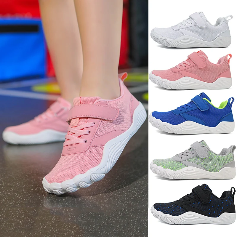 

Kids Barefoot Shoes Boys Girls Sneakers Naturally Splay Shoes Children Sport Wide Toe Minimalist Sneakers Toddler Little Big Kid