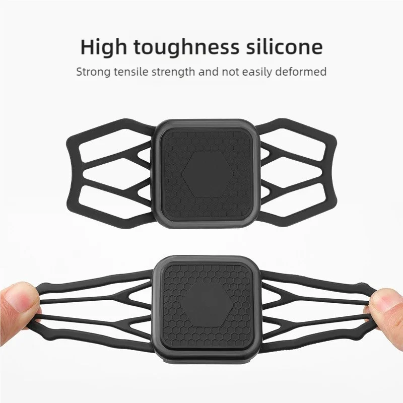 Bicycle Computer Extension Mount MTB Road Bike Aluminum Alloy Phone Bracket Silicone Phone Holder For Garmin Bryton Cateye image 5