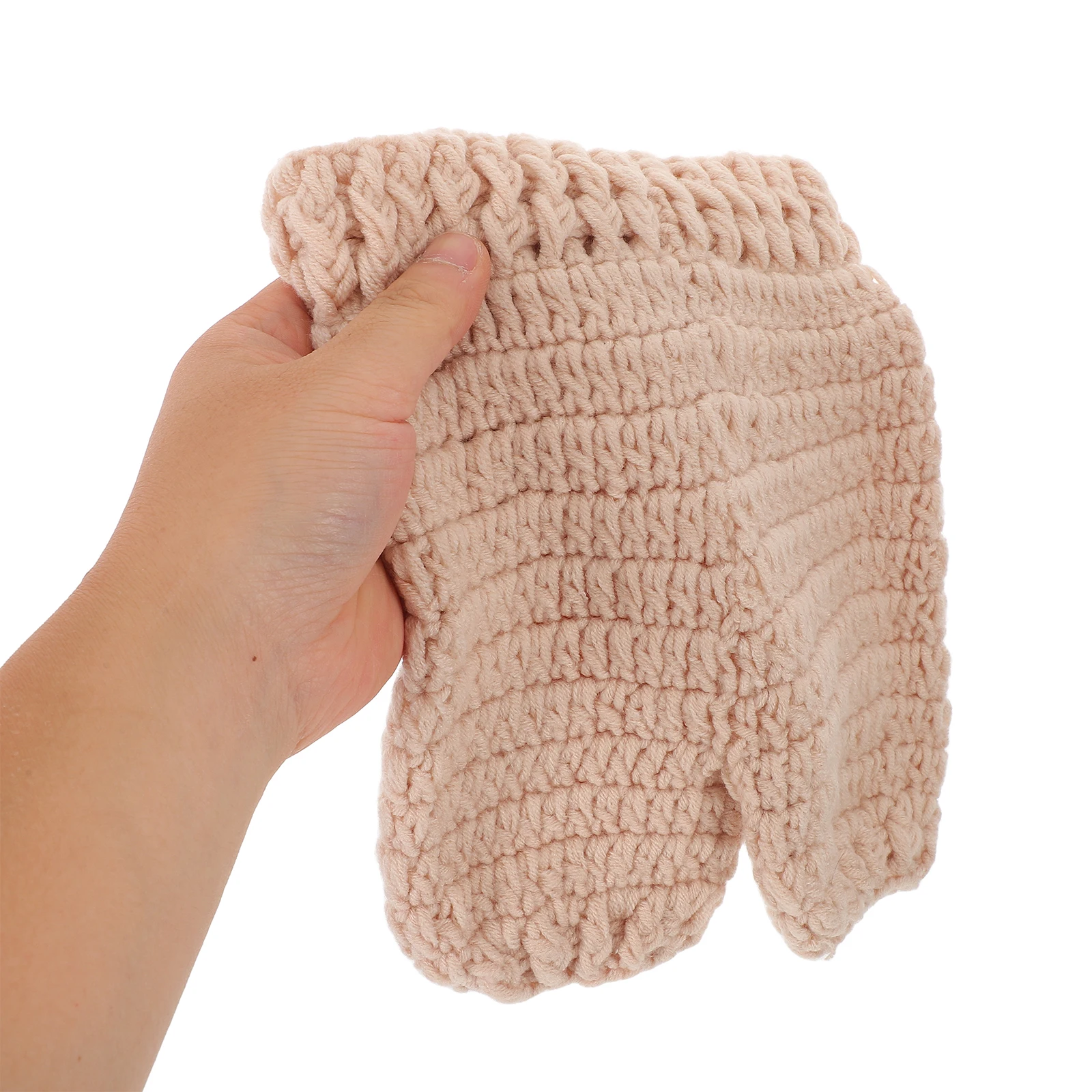 

Newborn Yarn Set Clothes Carrot Photo Prop Bib Short Acrylic Girl Outfits Boy