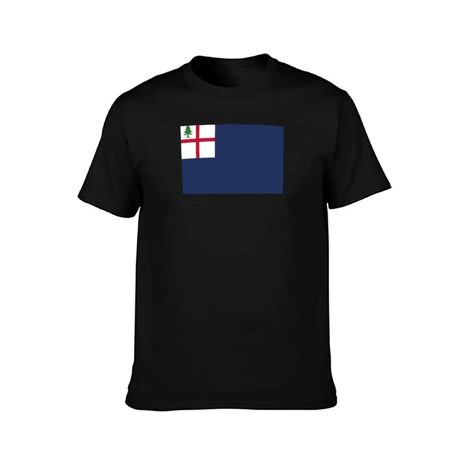 The Bunker Hill (Bunker Hill Flag) T-Shirt Fashion Print Casual Short Sleeve