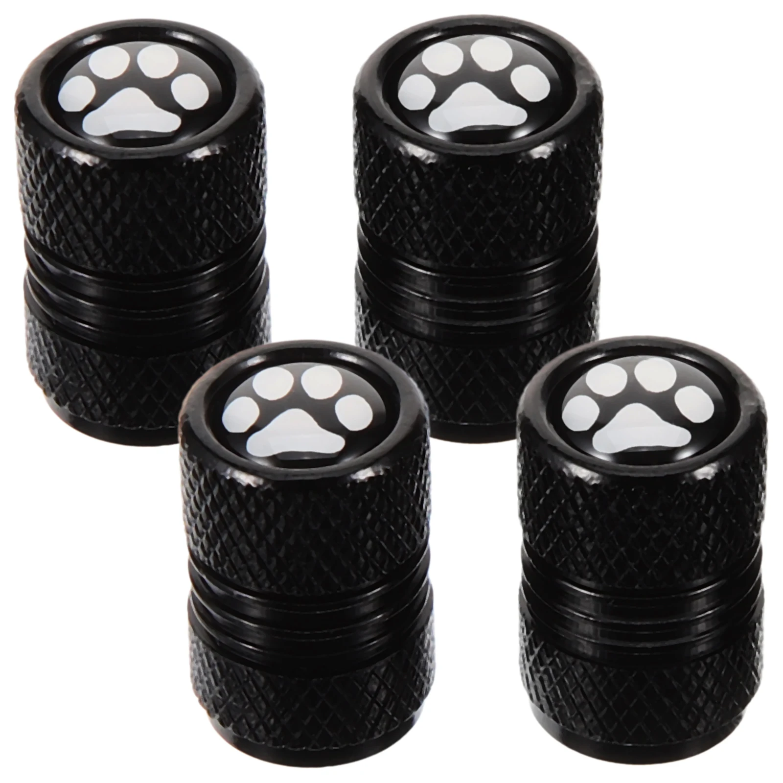 

Tire Valve Cap Black Fit Cars SUVs Bikes Motorcycle Tire Caps Replacement Stainless Steel Durability Tyre Rim
