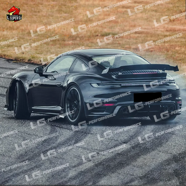 Neues Design Kohlefaser-Bodykit für Porshce 911 992 Turbo s Upgrade auf B-Style Body Kit mit Front lippe Heck diffusor