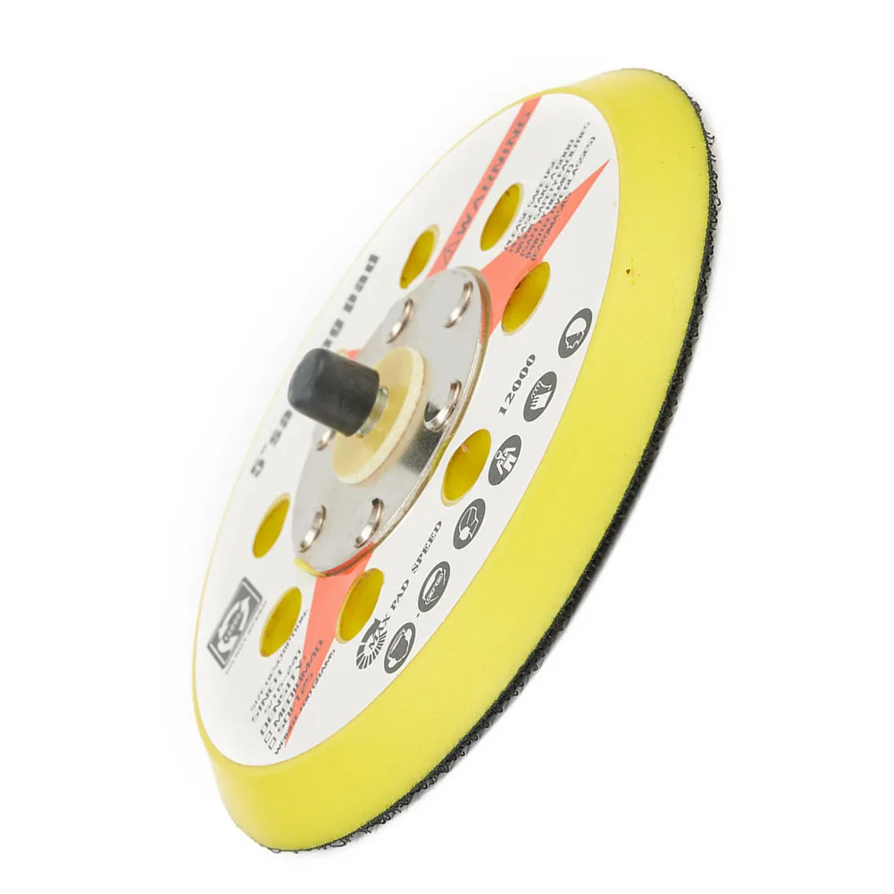 1* Backing Pad 125mm 5in 5inch/125mm Diameter 8holes & Polisher Sanding Disc Sponge New Nice Portable 1* Backing