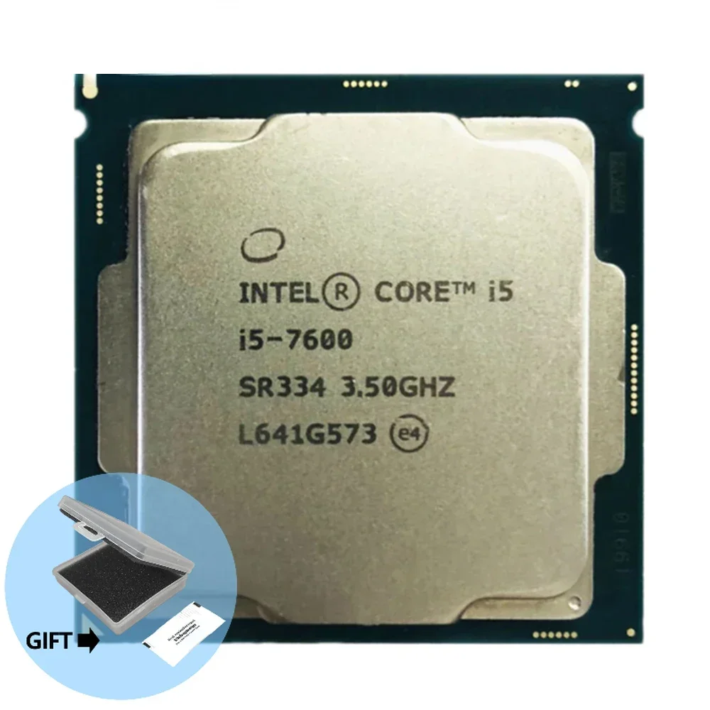 

Четырехъядерный процессор Intel Core i5-7600 i5 7600 3,5 ГГц, четырехпоточный процессор, 6 МБ, 65 Вт, LGA 1151