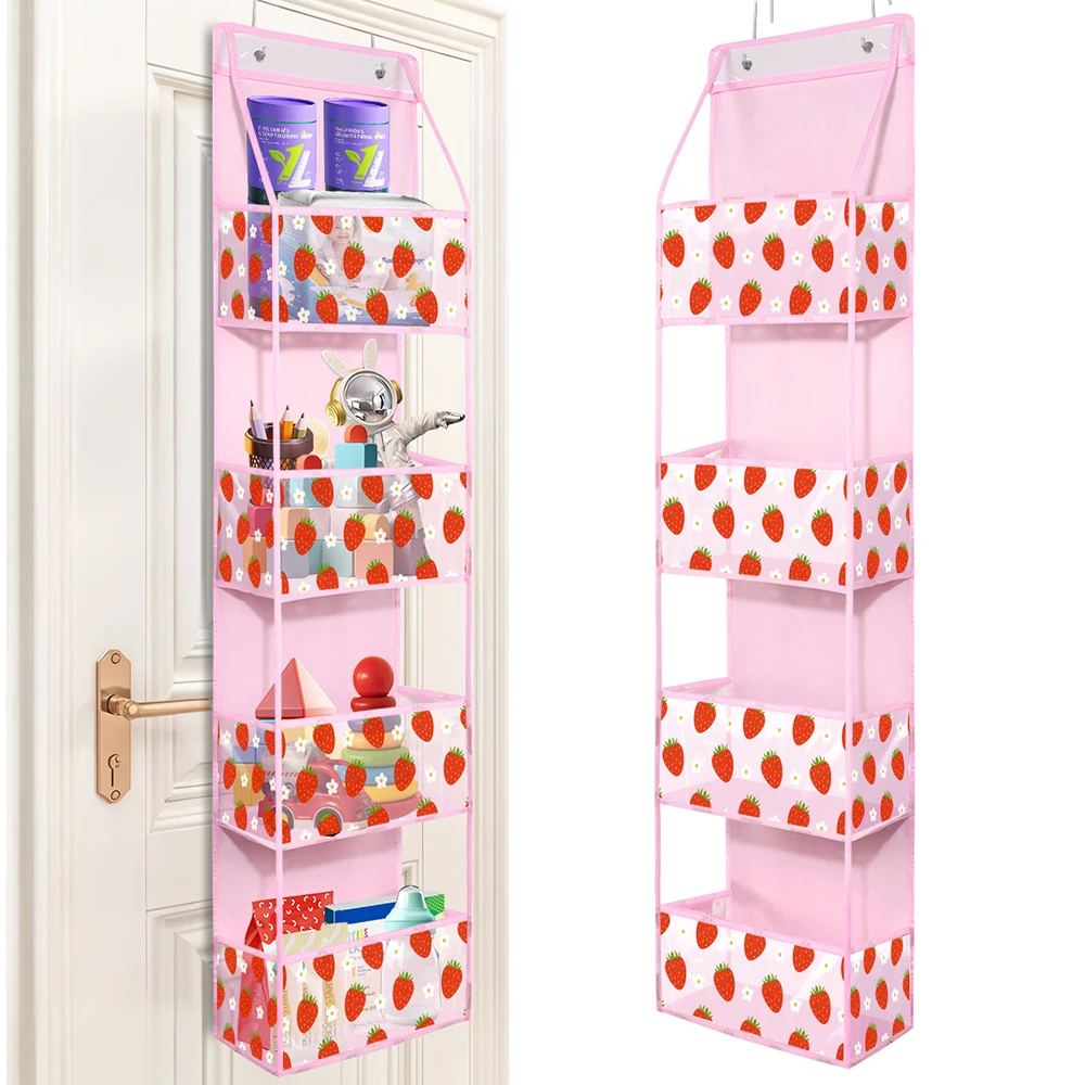 4/6layer Multi-functional Cloth Storage Bag Hanging Bag Multi-layer Storage Bag Foldable Living Room Miscellaneous Storage Shelf