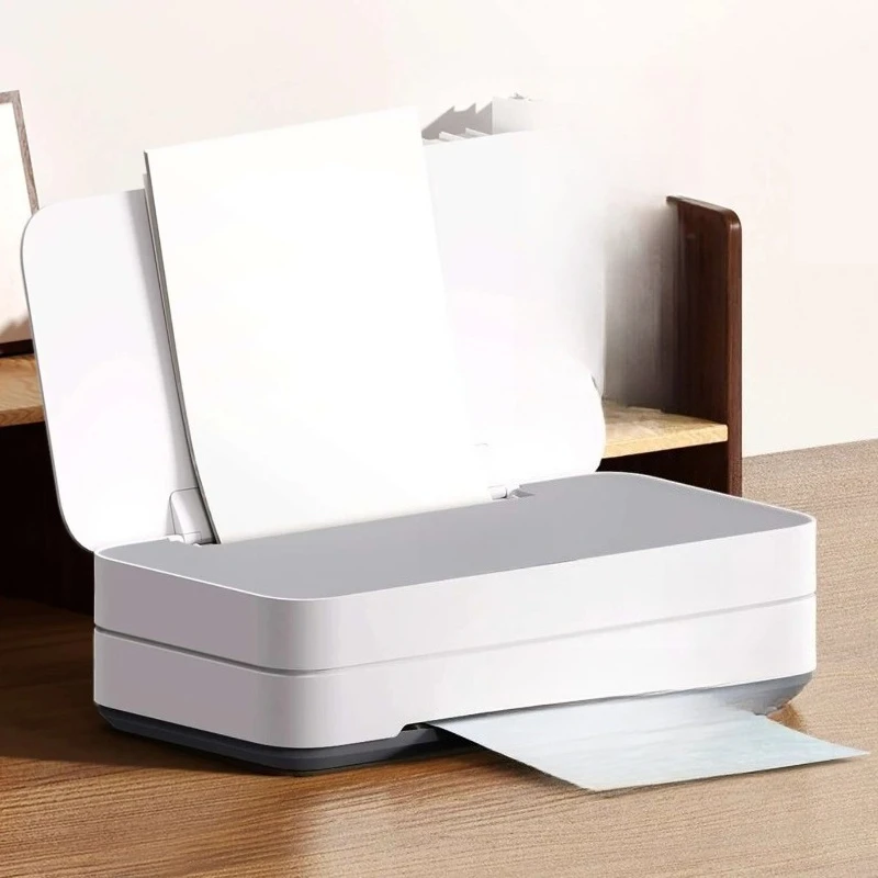 V1 Mini Portable Printer Portable Inkjet Color Wireless Mobile Printing Capability A4 Paper Printer