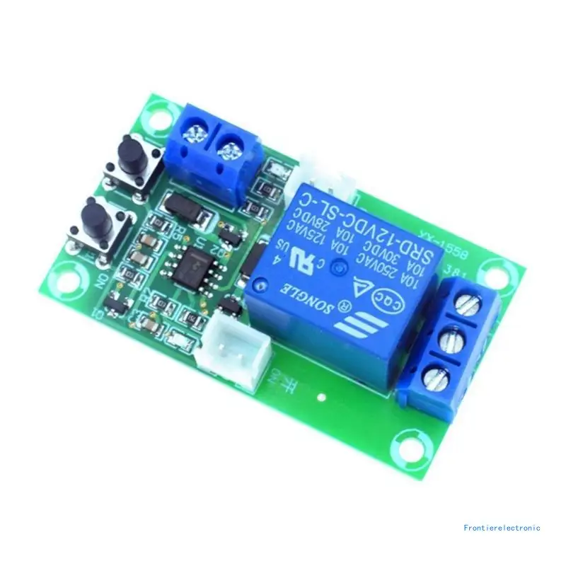 Dual-button Module 12V On Off Module Board Stable RS-trigger Circuit Board Self-locking Module DropShipping