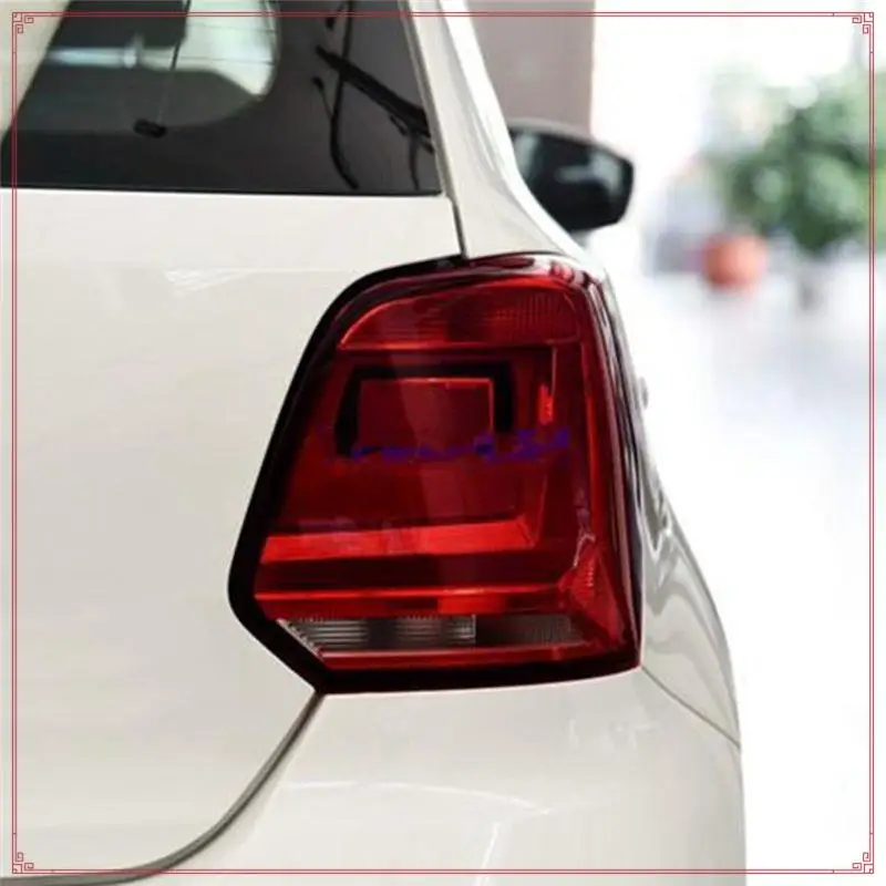الضوء الخلفي آسى غطاء لشركة فولكس فاجن بولو 2014-2018 سيارة الذيل ضوء لا لمبة الذيل مصباح ضوء الفرامل الخلفية