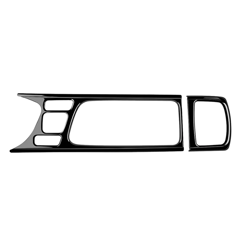 

2Pcs Center Console Panel Water Cup Holder Cover Trim Sticker For Toyota Yaris CROSS 2021 2022 2023 RHD