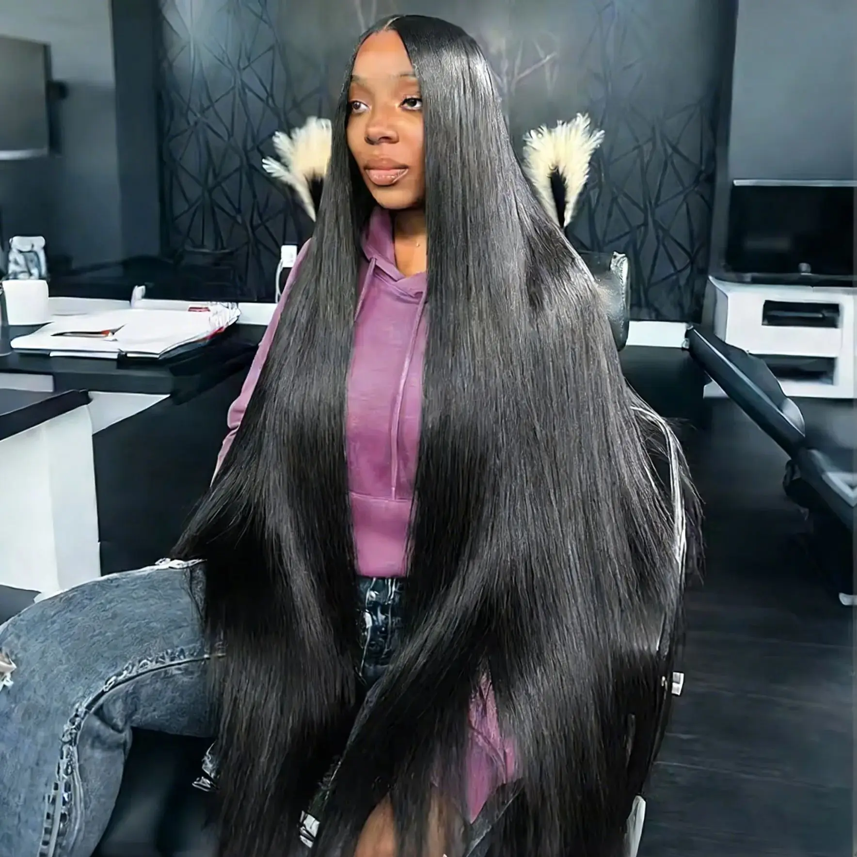 

Прямые парики с кружевной передней частью из натуральных волос, парик с HD-кружевной передней частью 13X6, парики из натуральных волос 13X4 Bone Straight, аксессуары для волос для женщин