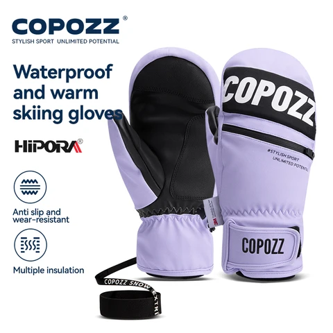 COPOZZ Утепленные лыжные перчатки 3M Thinsulate