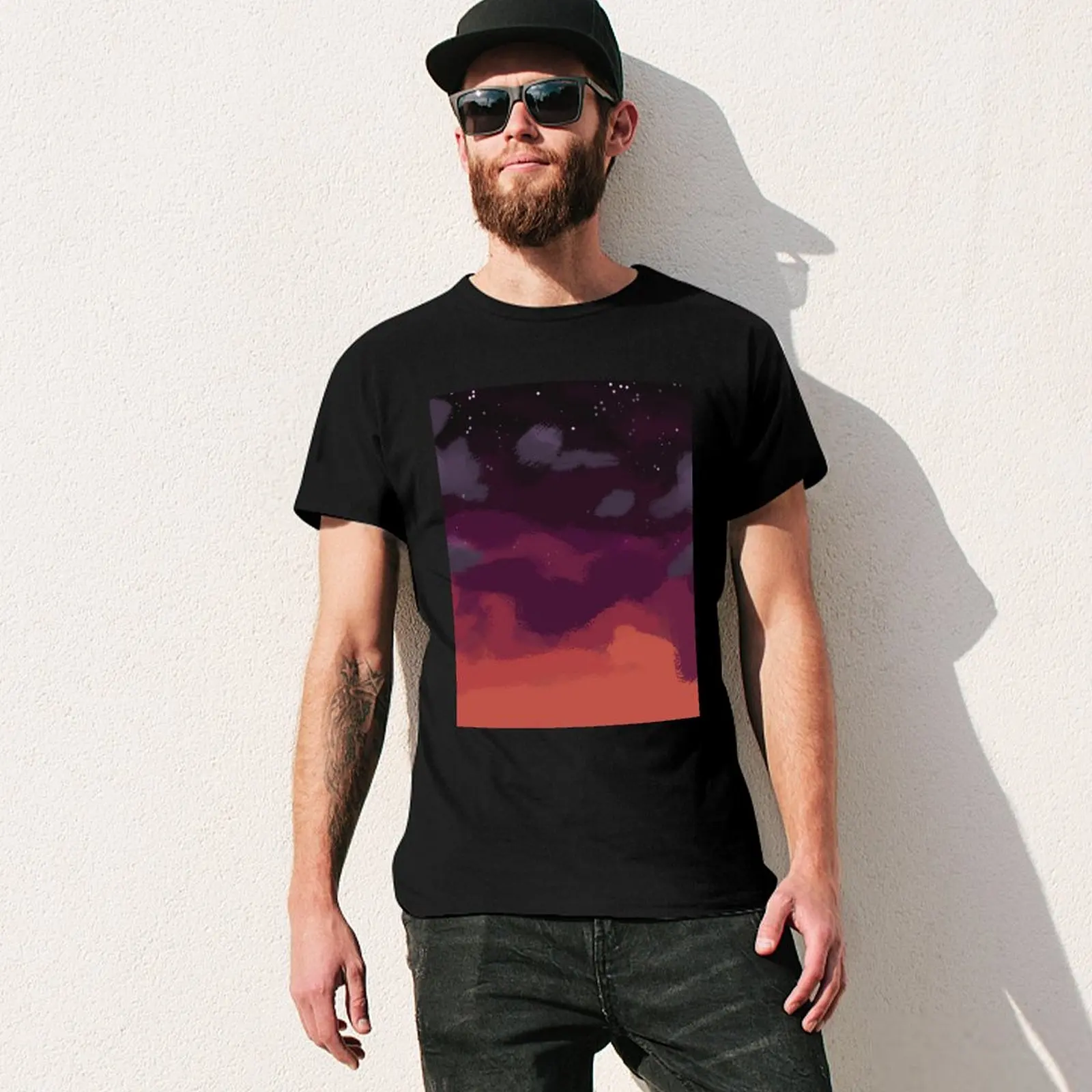 sundown T-Shirt quick-drying summer 2025 summer shirt Aesthetic clothing mens t shirts pack - Image 3