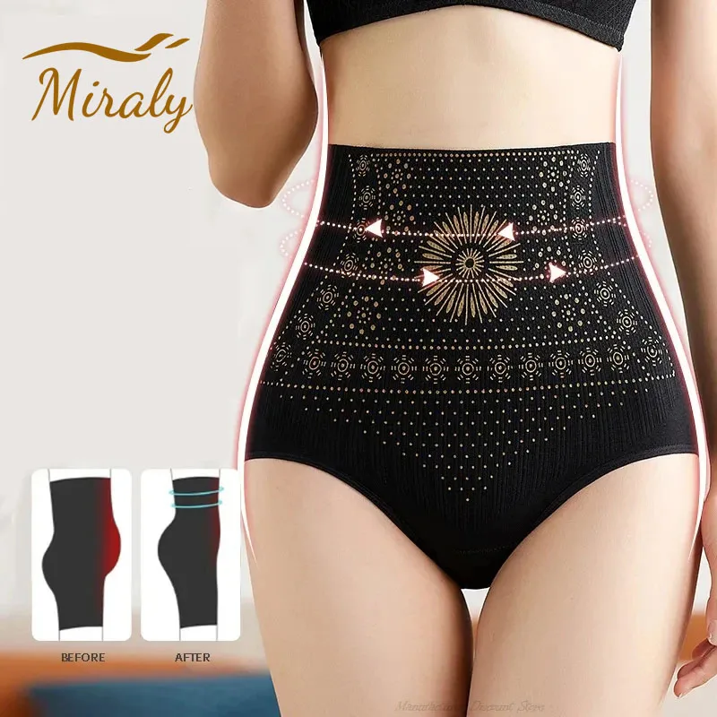 2025 New High Waist Seamless Shaping Briefs Slimming Panties Women Faja Postpartum Abdominal Pants Body Shaper Underwear Slimmer