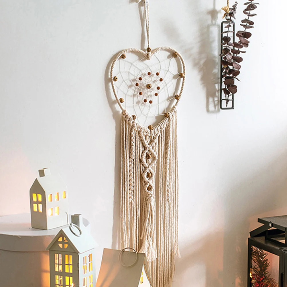 

10Pcs Heart-Shaped Plastic Craft Hoops Strong Non-Deformable DIY Dream Catcher Frames for Wreath Macrame Garland Decor