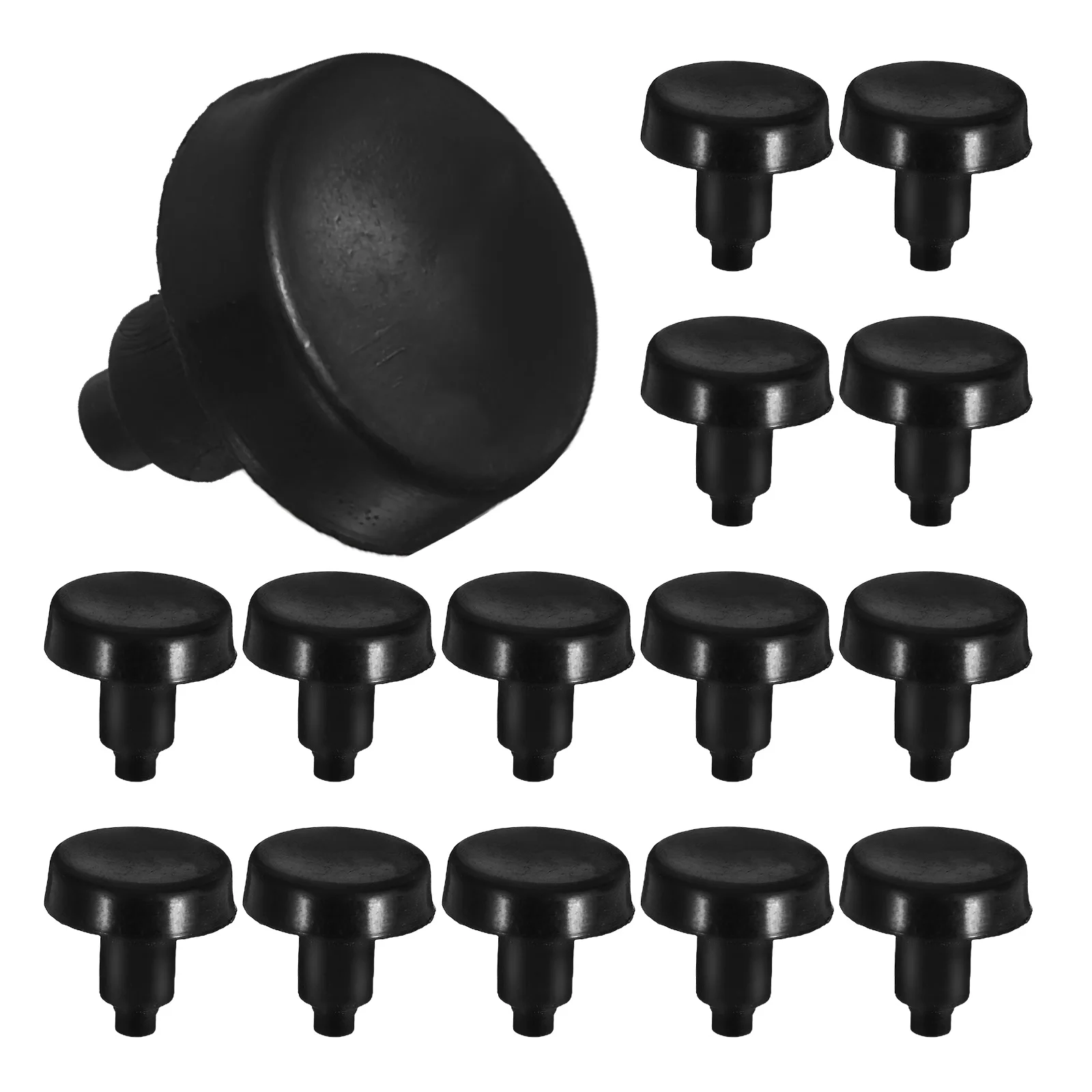 

50pcs Chair Base Foot Mat Protectors Silent Pads Nail-on Furniture Table Round Caster Hardwood Floor Protectors