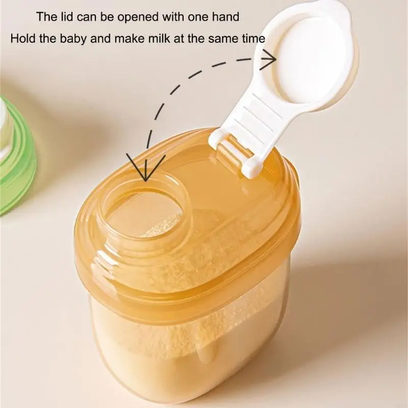 

Portable Baby Milk Powder Storage Box for Easy Travel and Outdoor Use Infants