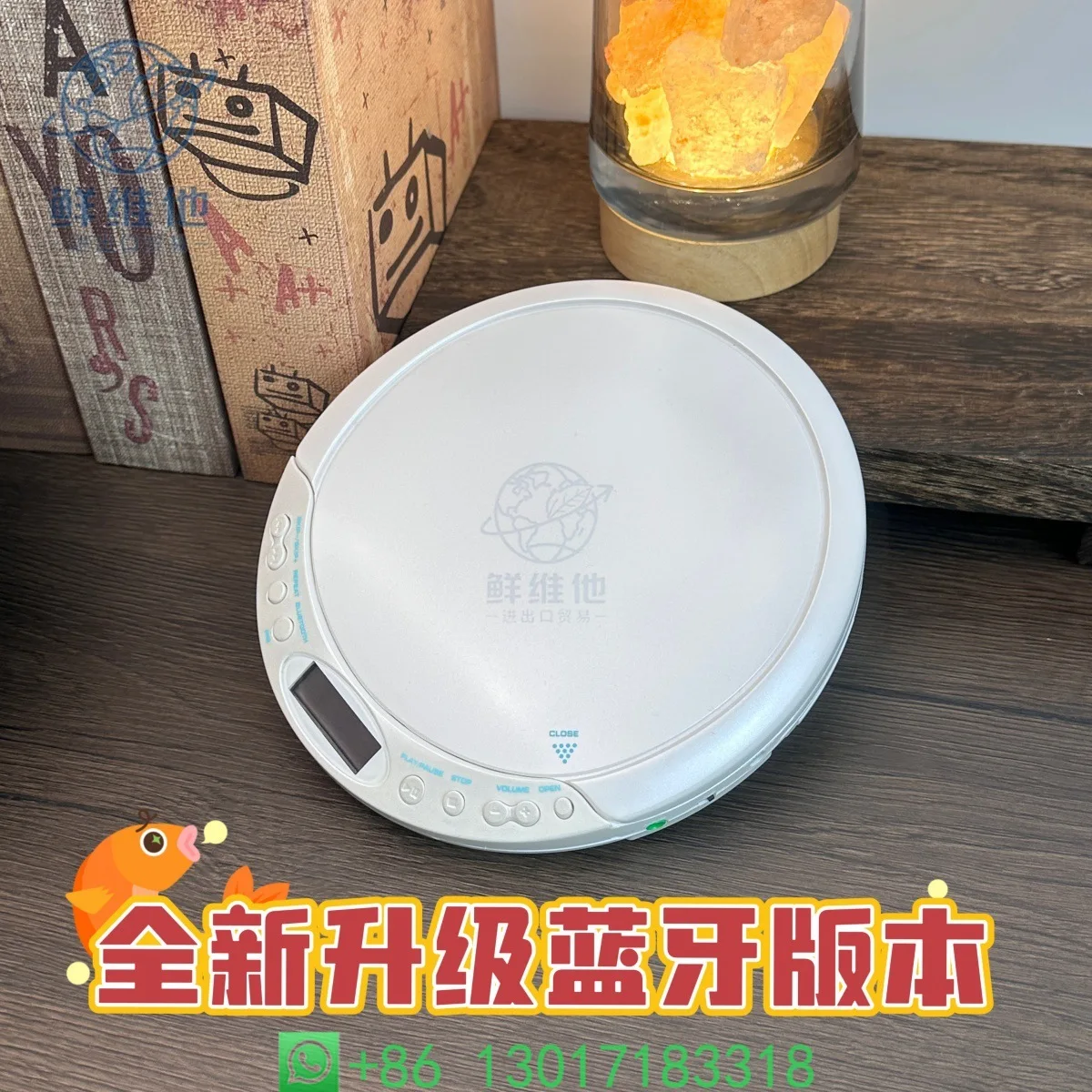 

Портативный Bluetooth CD/MP3-плеер, ударопрочный музыкальный плеер для изучения английского языка, перезаряжаемое устройство с функцией повторения