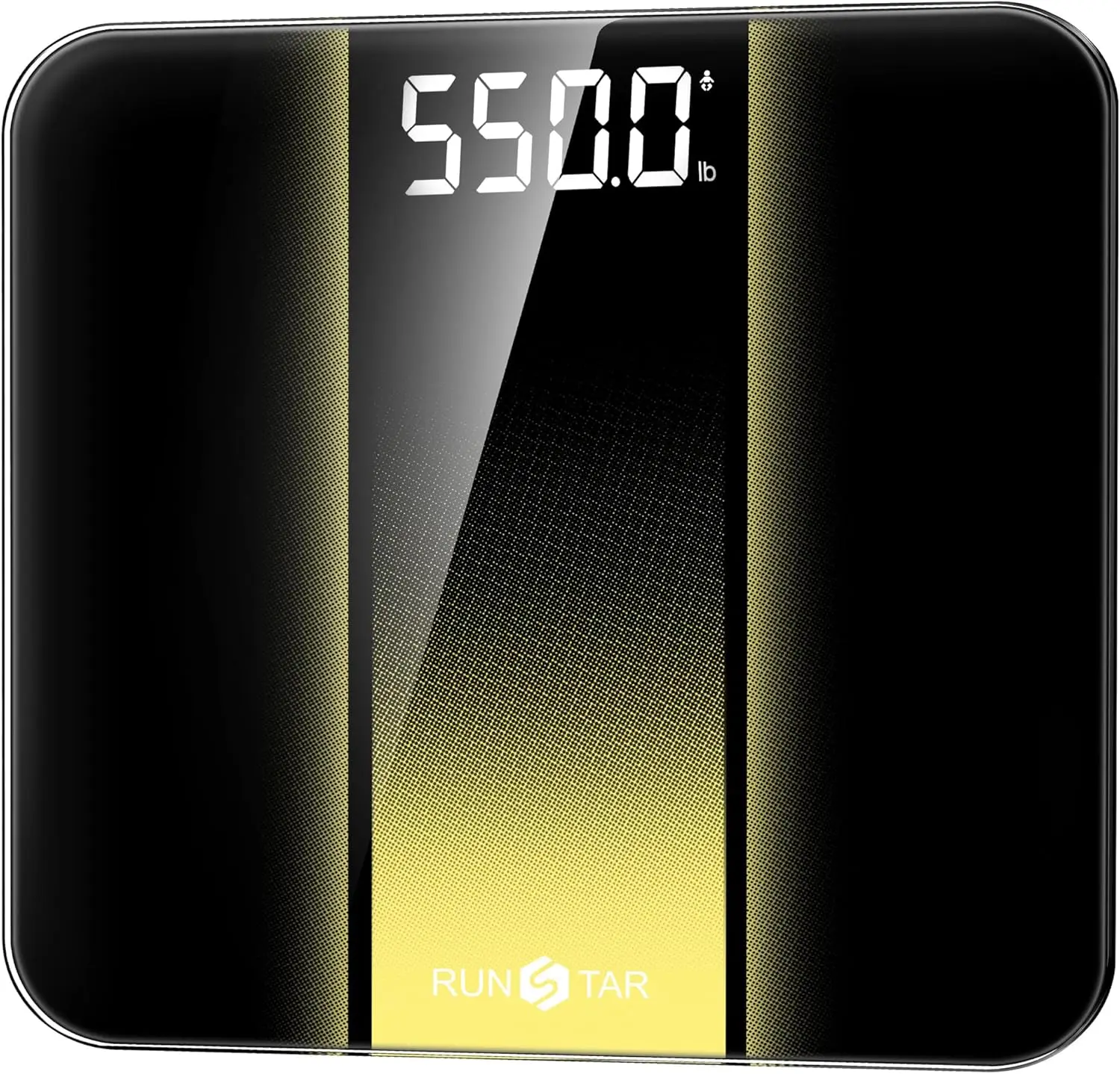 

Digital Bathroom Scale with Baby & Pet Mode, Large LED Display, Tempered Glass for Accuracy up to 550lbs