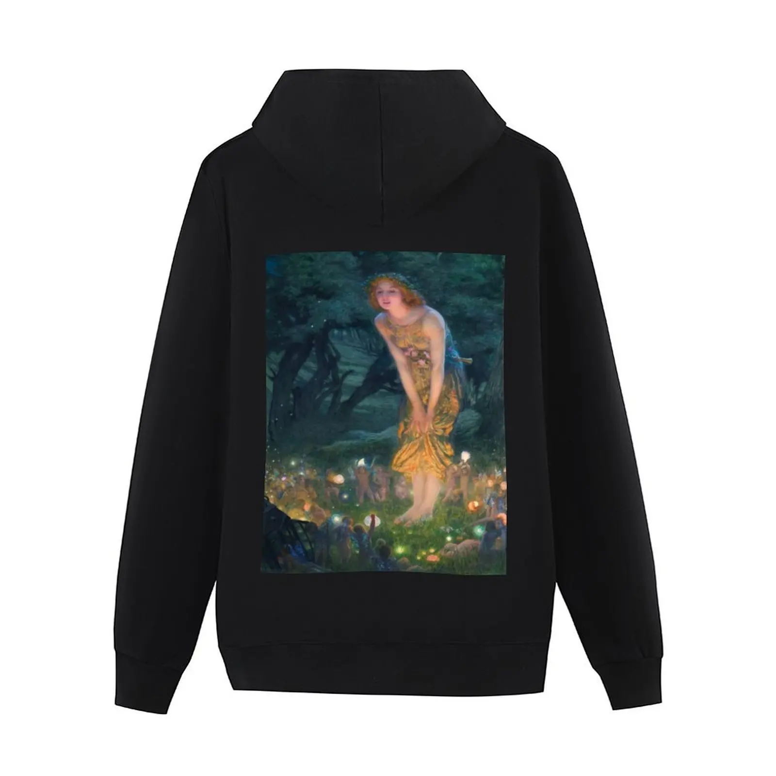 Midsummer Eve by Edward Robert Hughes Hoodie clothes for men fashion men men's autumn clothes pullover hoodies